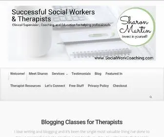 Socialworkcoaching.com(Blogging Class and Private Practice Coaching) Screenshot