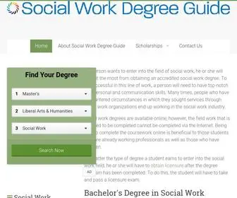 Socialworkdegreeguide.com(Social Work Degree Guide) Screenshot