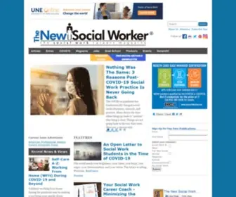 Socialworker.com(The New Social Worker Online) Screenshot