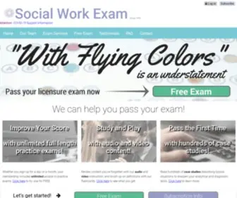 Socialworkexam.com(Social Work Licensing Exam Prep) Screenshot