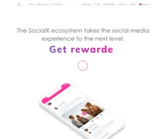 Socialx.network(The SocialX ecosystem takes the social media experience to the next level. SocialX) Screenshot