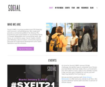 SocialXmke.com(Social X MKE) Screenshot