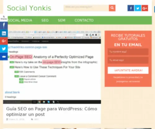 Socialyonkis.com(Social Yonkis) Screenshot