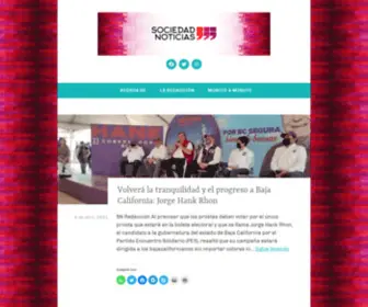 Sociedad-Noticias.com(Sociedad Noticias) Screenshot