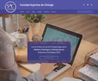 Sociedaddecitologia.org.ar(Sociedad) Screenshot