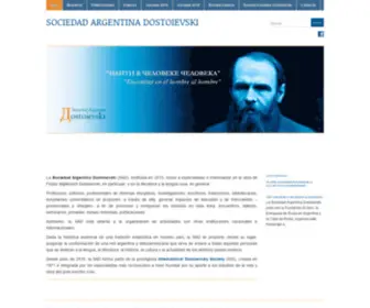 Sociedaddostoievski.com(Sociedad Argentina Dostoievski) Screenshot