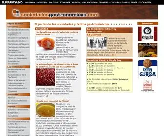 Sociedadesgastronomicas.com(Gastronómicas) Screenshot