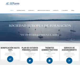 Sociedadeuropeadeformacion.com(INICIO) Screenshot