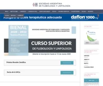 Sociedadflebologia.com(Sociedad) Screenshot