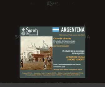 Sociedadgenealogia.com(Inicio) Screenshot