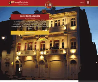 Sociespanola.cl(Sociedad Española de Punta Arenas) Screenshot