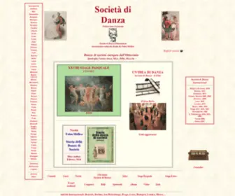 Societadidanza.it(Home Page Societa' di Danza) Screenshot