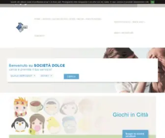 Societadolce.it(Società Dolce) Screenshot