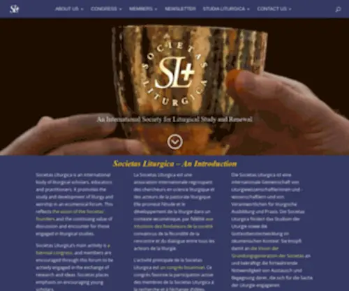 Societas-Liturgica.org(SOCIETAS LITURGICA) Screenshot