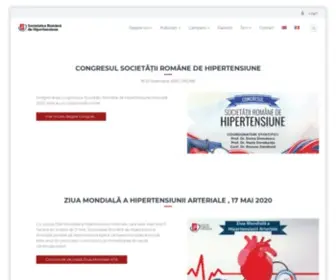 Societate-Hipertensiune.ro(Societatea Română de Hipertensiune) Screenshot