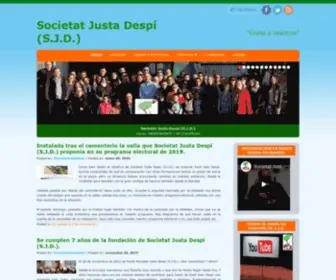 Societatjustadespi.com(Societat Justa Despí) Screenshot