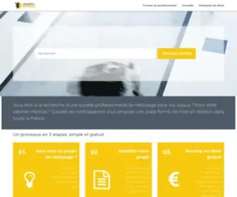 Societe-DE-Nettoyage.net(Société de Nettoyage) Screenshot