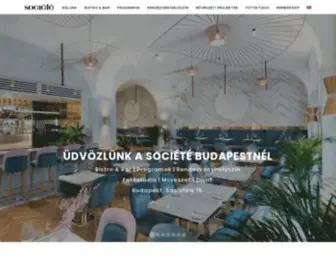 Societebudapest.com(Société Budapest) Screenshot