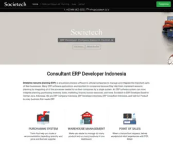 Societech.co.id(Jasa Pembuatan Website IOT & ERP Developer Indonesia) Screenshot