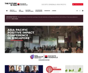 Societegenerale.in(Societe Generale in Asia Pacific) Screenshot