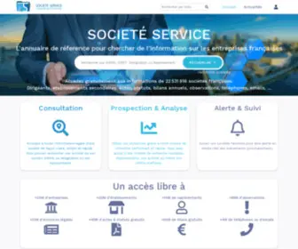 Societeservice.fr(SocieteService) Screenshot