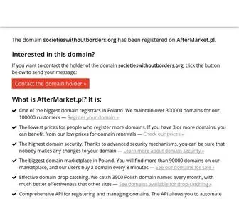 Societieswithoutborders.org(Domena) Screenshot