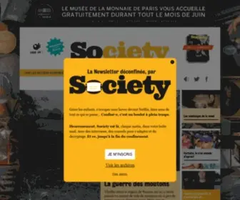 Society-Magazine.fr(Society Magazine) Screenshot