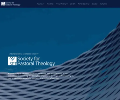 Societyforpastoraltheology.org(Our website) Screenshot