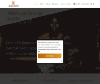 Societyofigboprofessionals.org(Society of Igbo Professionals) Screenshot