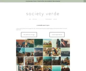 Societyverde.com(Society verde) Screenshot