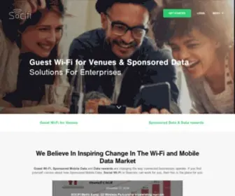 Socifi.com(SOCIFI is the leader in WiFi marketing) Screenshot