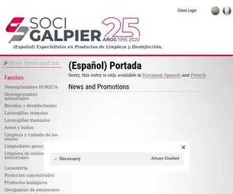 Socigalpier.com(Soci Galpier) Screenshot