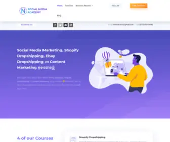 Sociialmediaacademy.com(Social Media Academy by Nawran) Screenshot