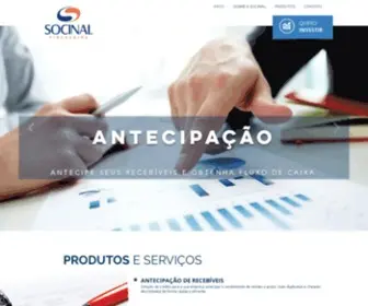 Socinal.com.br(Socinal Financeira S.A) Screenshot