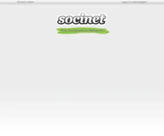 Socinet.com(Startsida) Screenshot