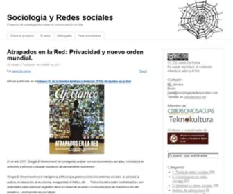 Sociologiayredessociales.com(SociologÃ­a) Screenshot