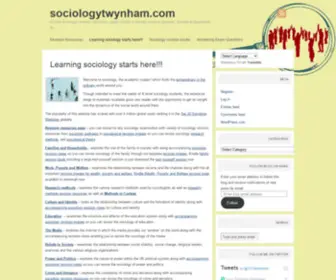 Sociologytwynham.com(A Level Sociology revision) Screenshot