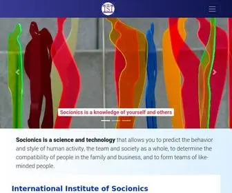 Socionic.info(Main page) Screenshot