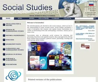 Sociostudies.org(Social studies) Screenshot