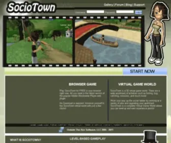 Sociotown.com(Virtual Game World) Screenshot