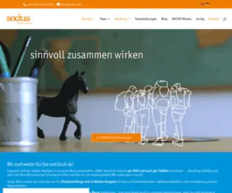 Socius.de(SOCIUS Organisationsberatung) Screenshot