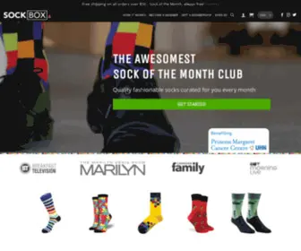 Sockbox.net(Sock of the Month Club) Screenshot