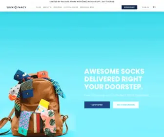 Sockfancy.com(Sock Subscription By Sock Fancy) Screenshot