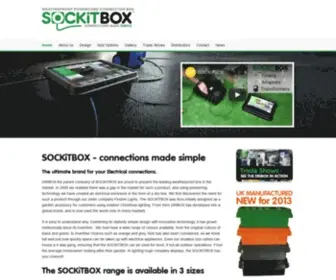 Sockitbox.com(Weatherproof powercord connection box) Screenshot