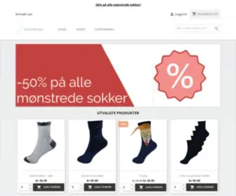Sockme.no(Sokker på nett) Screenshot