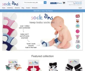 Sockons.com(Sock Ons USA) Screenshot