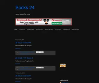 Socks24.org(Socks 24) Screenshot
