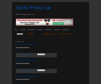 Socksproxylist24.top(Socksproxylist 24) Screenshot