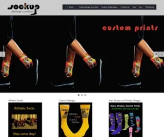 Sockup.com(Your ONE Stop for Custom Design Athletic Logo Socks) Screenshot