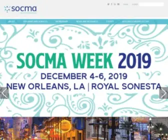 Socma.org(Society of Chemical Manufacturers & Affiliates) Screenshot